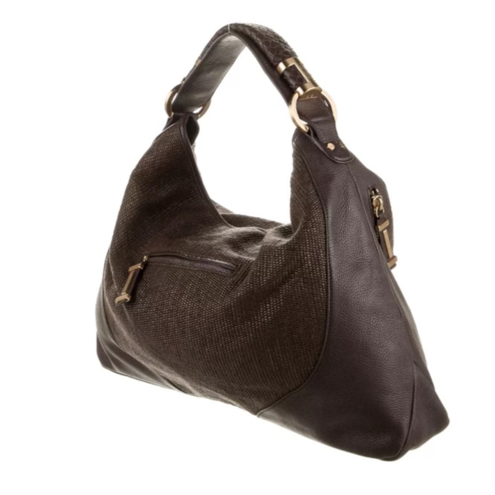 Rachel Zoe Leather Rattan Handbag